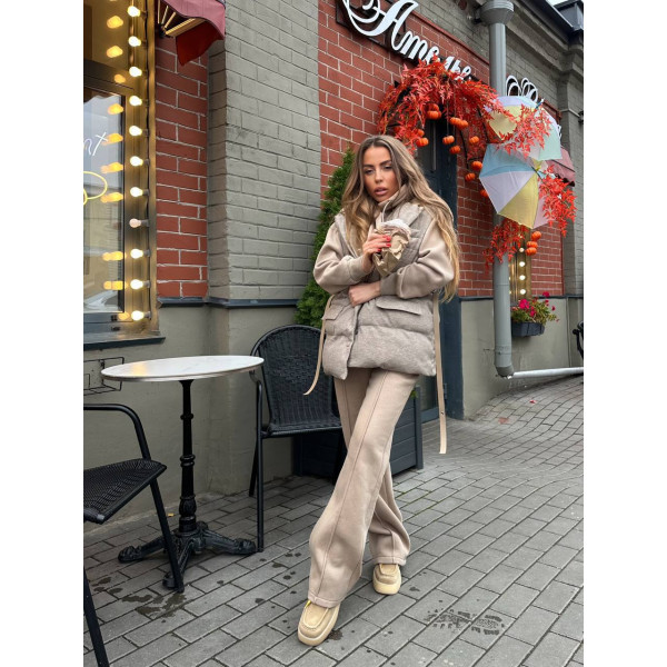 Классический утепленный костюм тройка Brunello Cucinelli