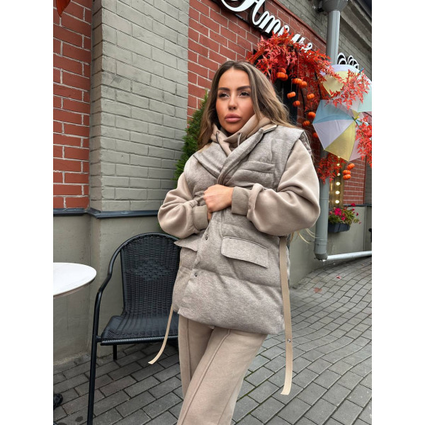 Классический утепленный костюм тройка Brunello Cucinelli