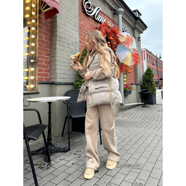 Классический утепленный костюм тройка Brunello Cucinelli
