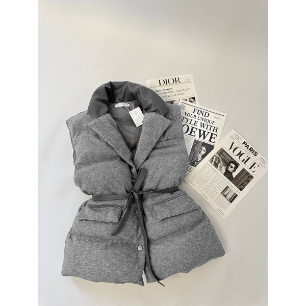 Утепленный костюм тройка Brunello Cucinelli 