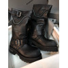 Винтажные кожаные ботинки Balenciaga