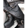 Винтажные кожаные ботинки Balenciaga