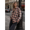 Рубашка женская в клетку Chrome Hearts