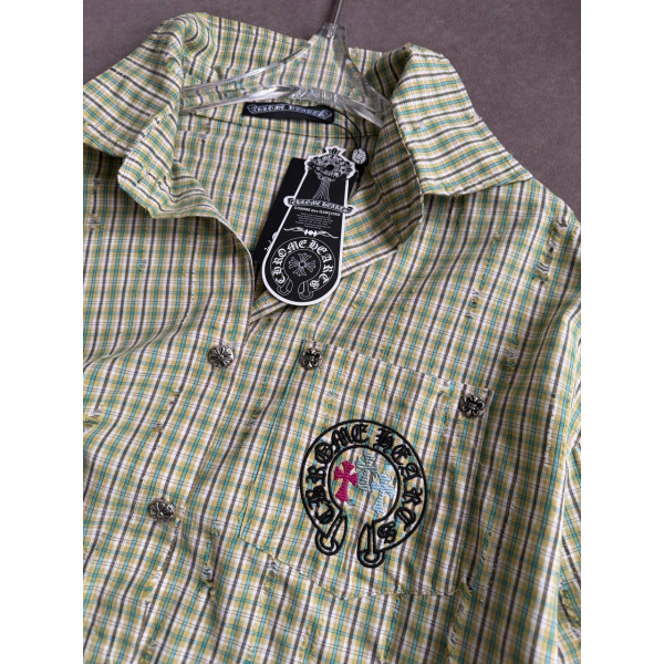 Рубашка Chrome Hearts в клетку