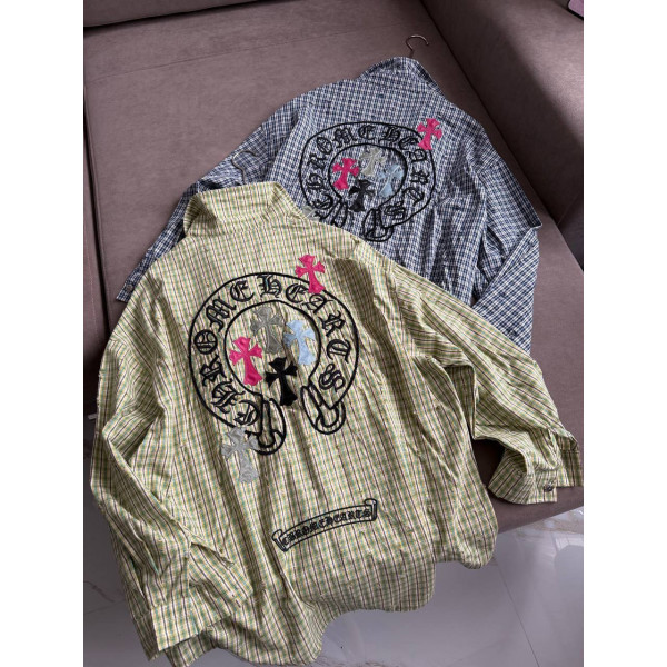 Рубашка Chrome Hearts в клетку