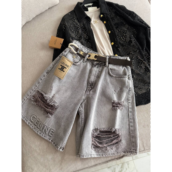 Джинсовые шорты Celine