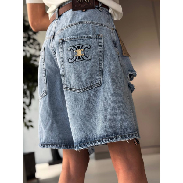 Джинсовые шорты Celine
