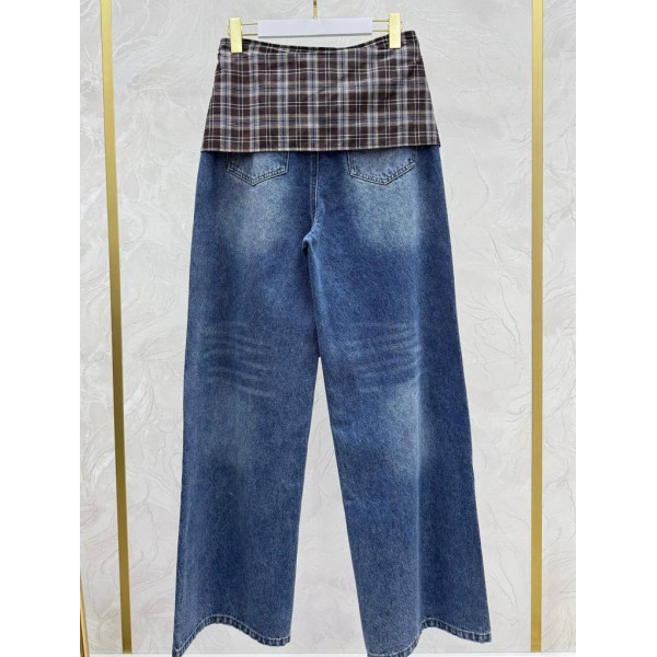 Джинсы Acne Studios с имитацией рубашки