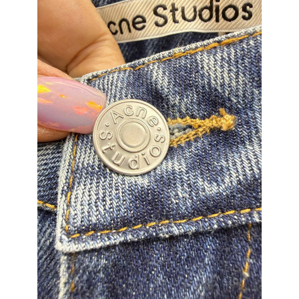 Джинсы Acne Studios с имитацией рубашки