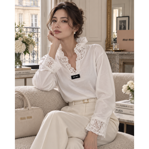 Лонгслив Miu Miu 