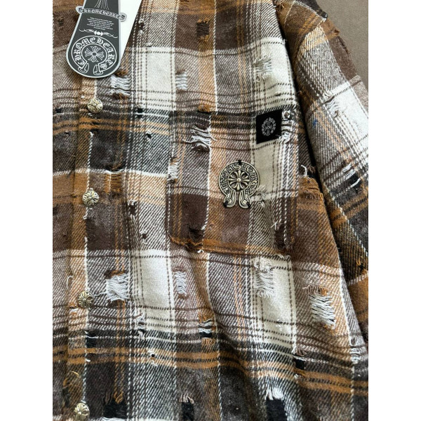 Рубашка в клетку Chrome Hearts